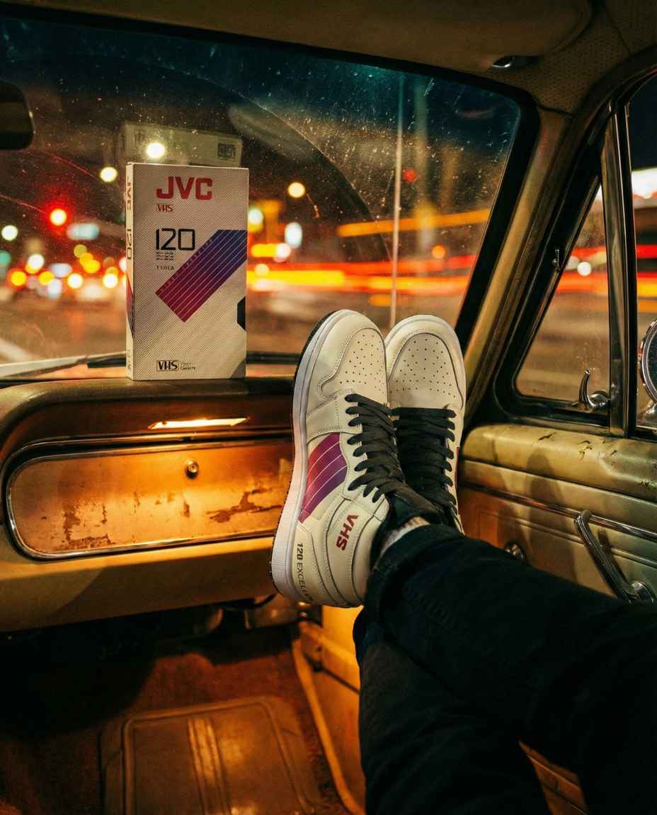Retro VHS Sneakers 1985