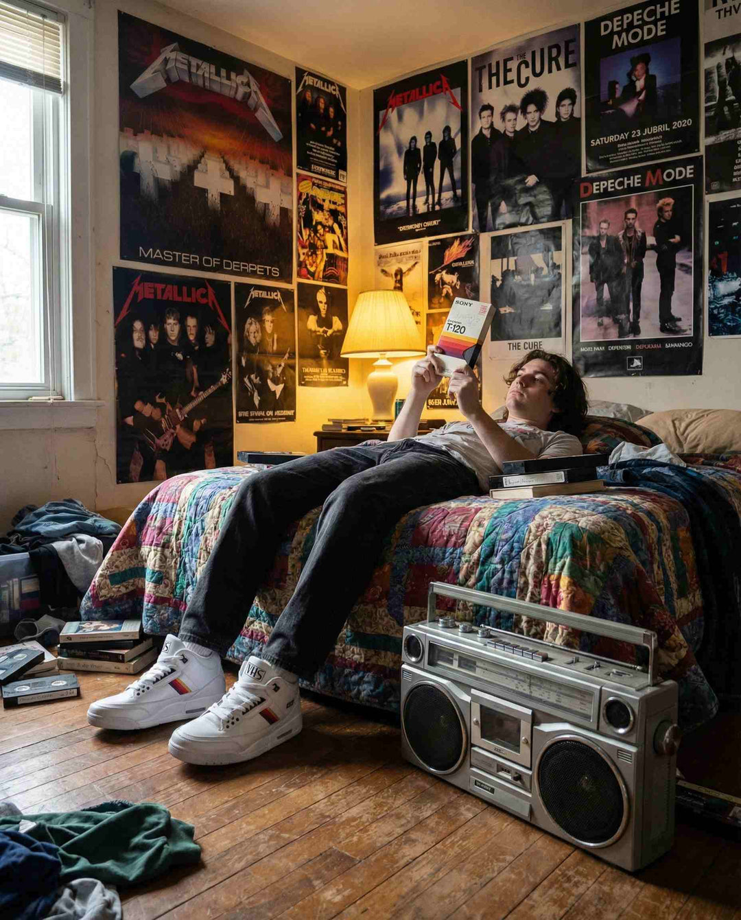 1989 VHS T-120 Retrowave Sneakers