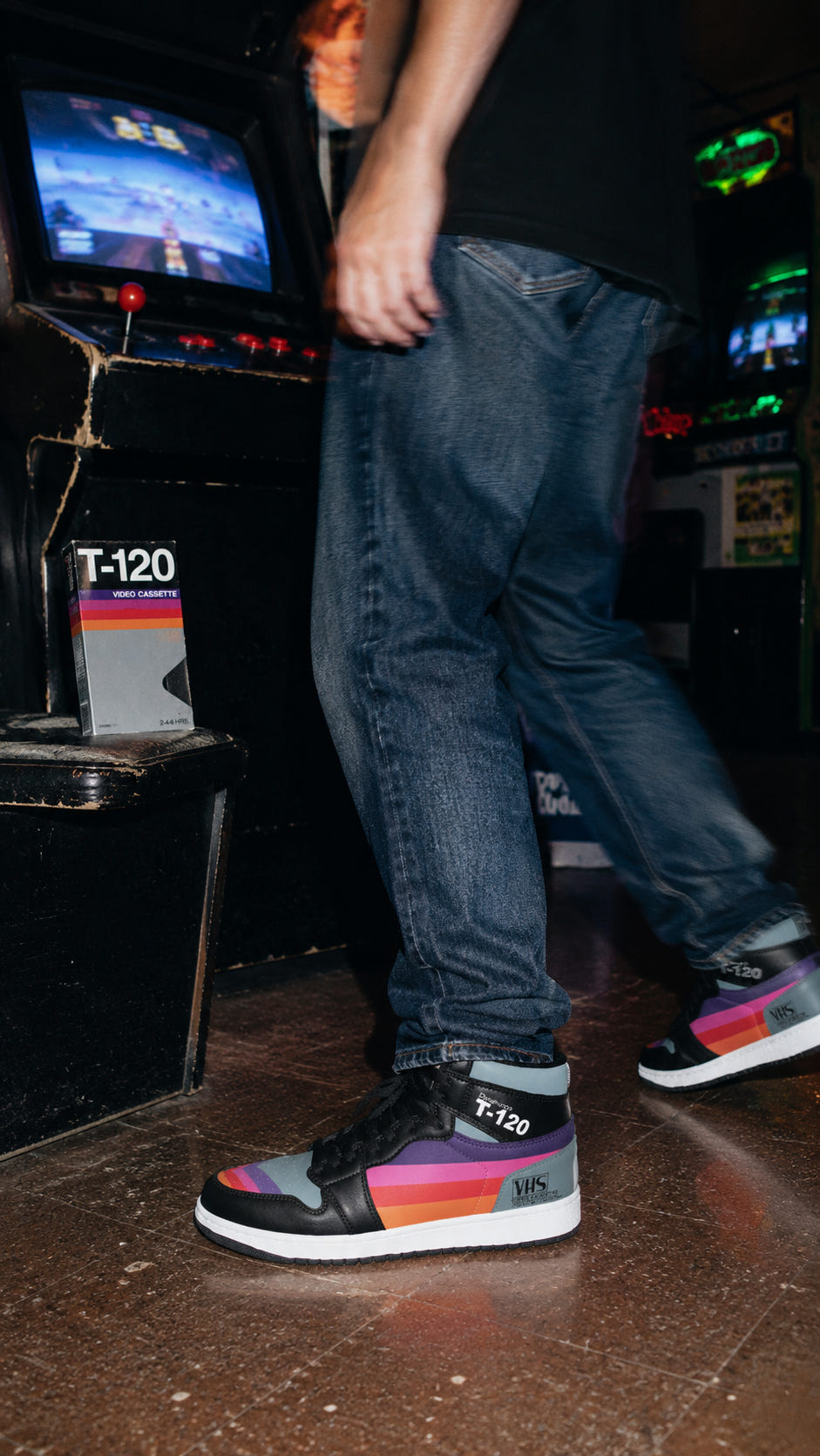 T-120 Black Sneakers 1988