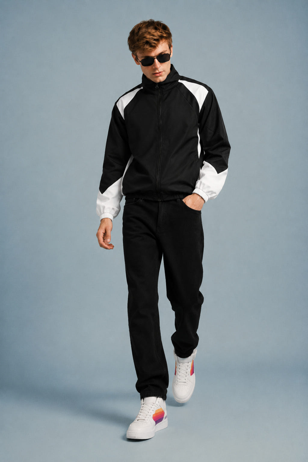 Color Block Windbreaker 1984