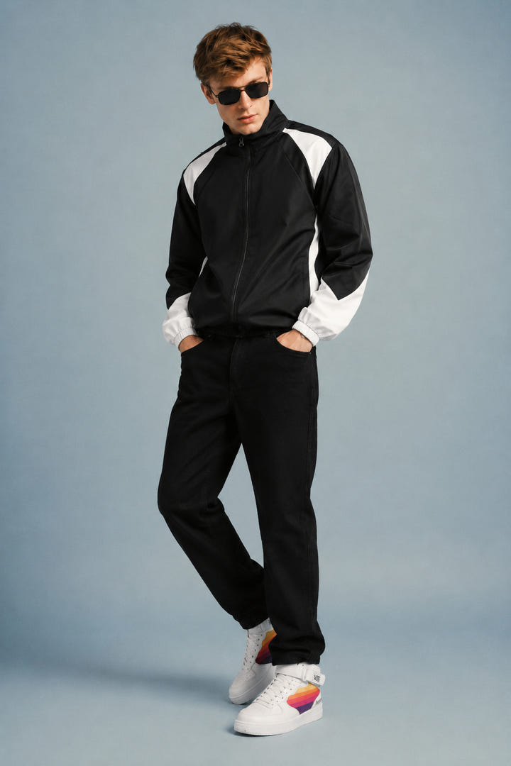 Color Block Windbreaker 1984