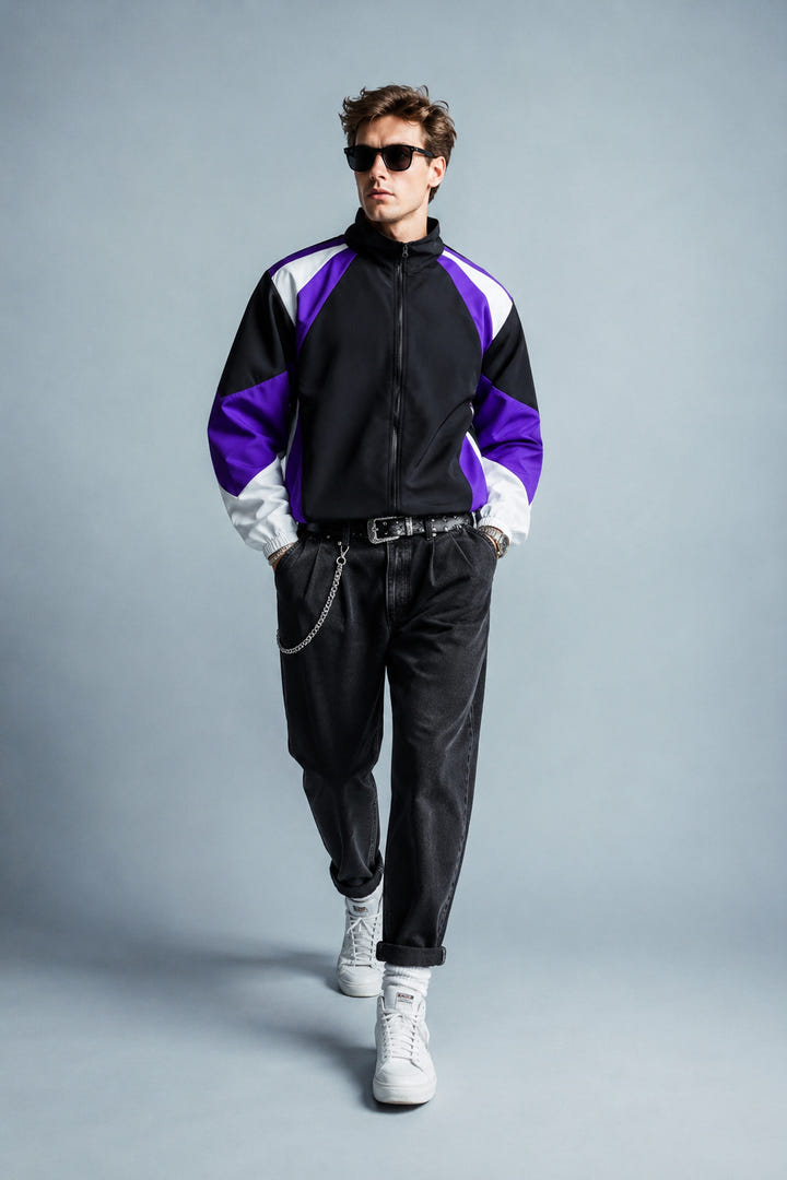 Color Block Windbreaker 1984