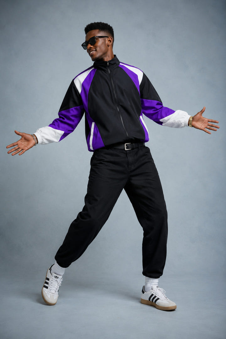 Color Block Windbreaker 1984