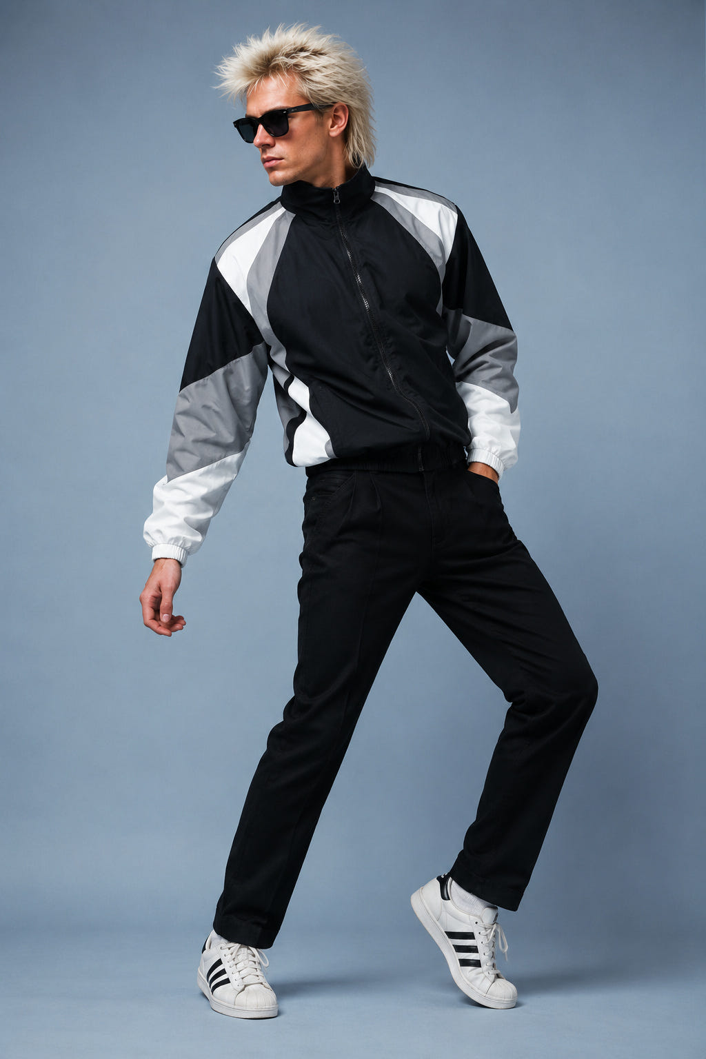 Color Block Windbreaker 1984