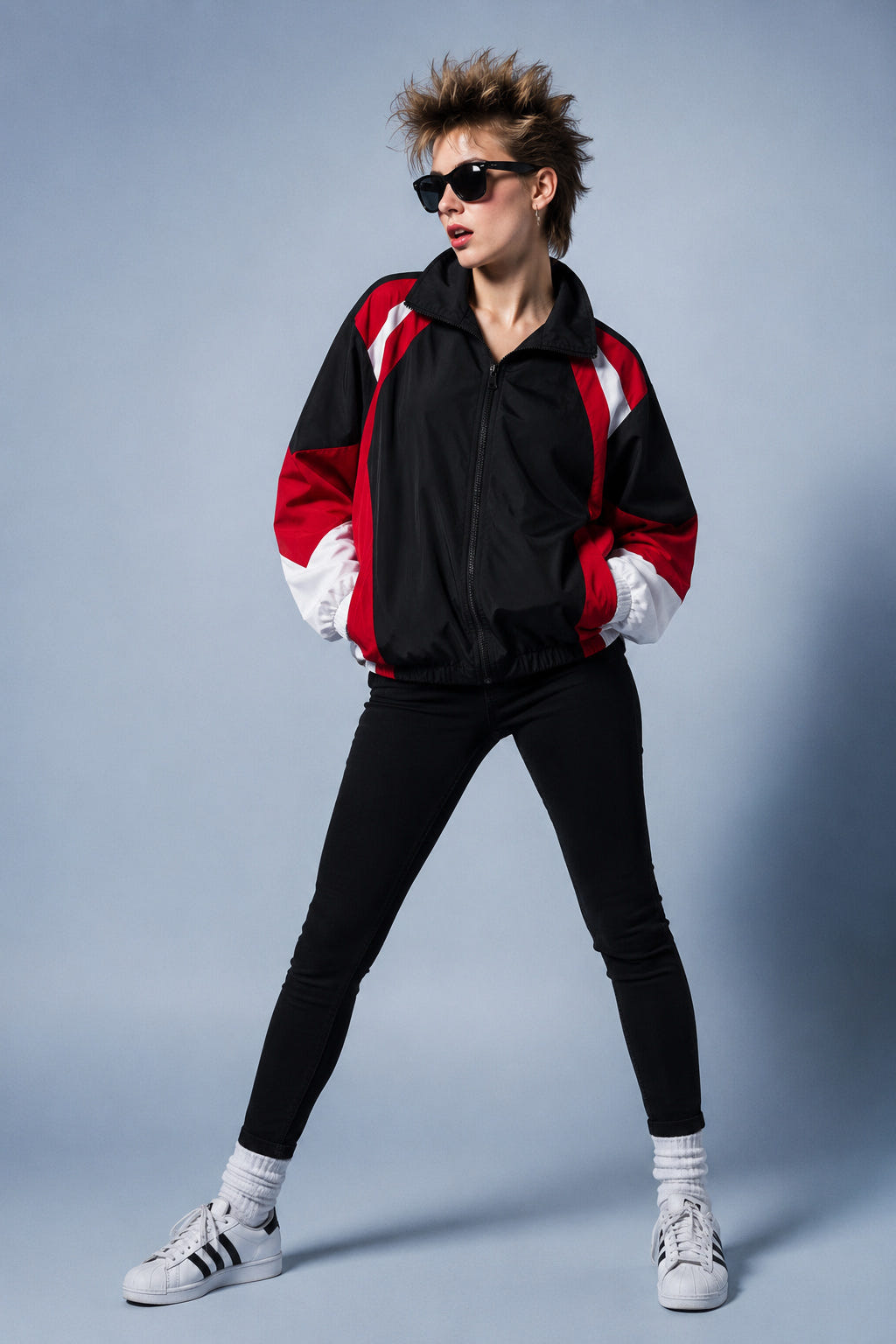 Color Block Windbreaker 1984