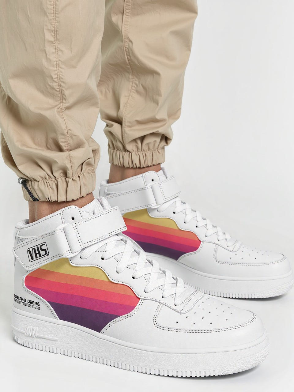 1981 VHS T-120 Retrowave Sneakers - Newretro.Net