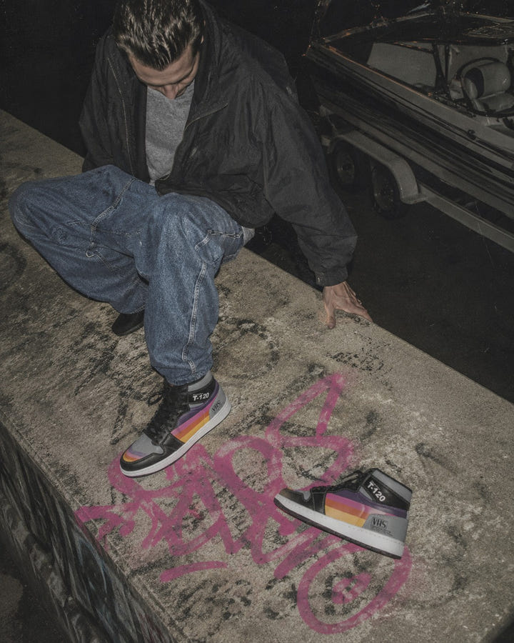 T-120 Black Sneakers 1988