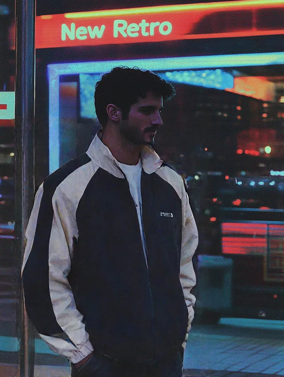 Retrowave Runner Windbreaker