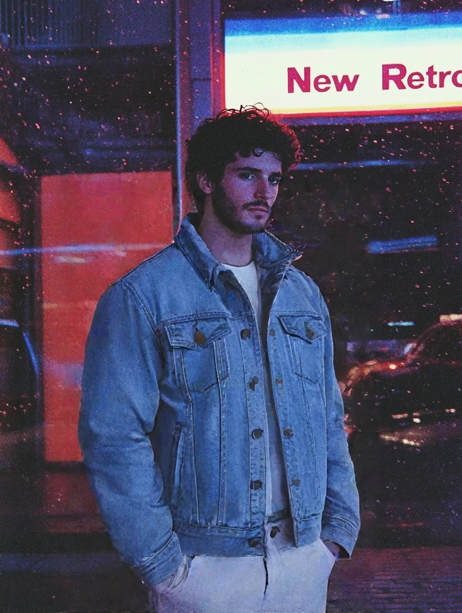 Retro Cotton Denim Jacket 1981 - Newretro.Net