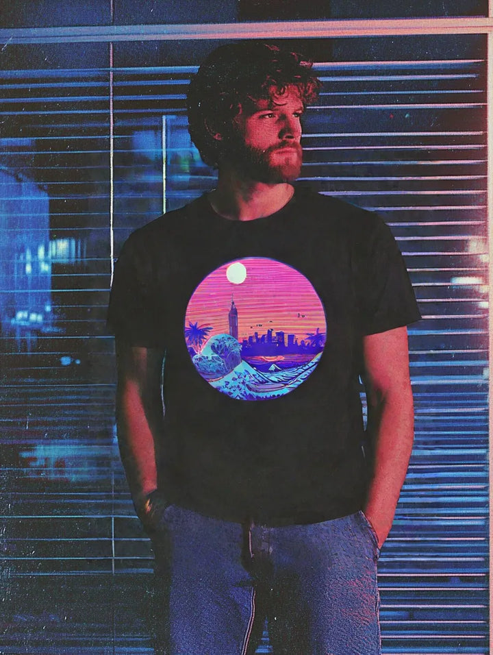 Kanagawa Vaporwave T-Shirt