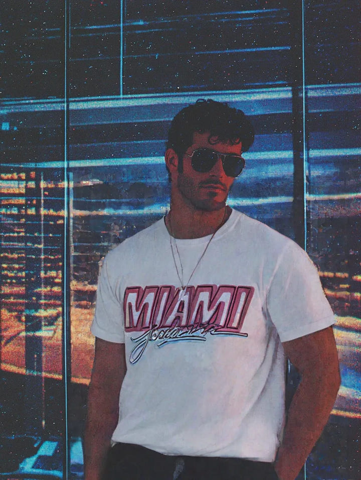 Miami Streets Tee - Newretro.Net