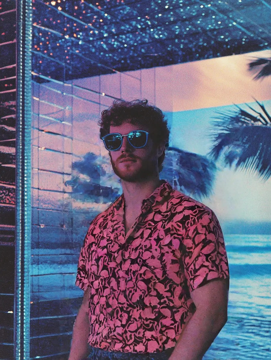 Miami Flamingo Shirt - Newretro.Net