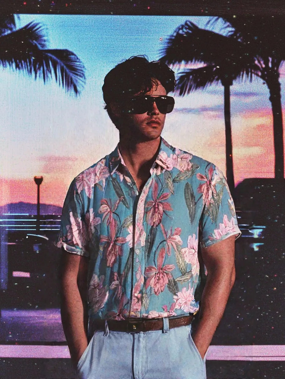 Retro Hawaiian Shirt 1983 - Newretro.Net