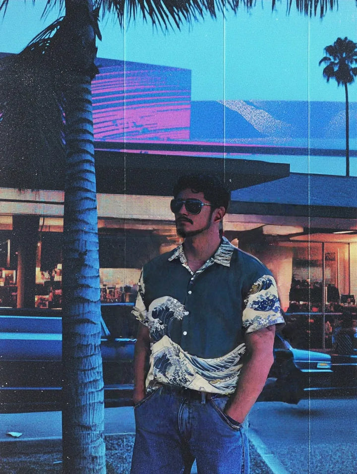 Kanagawa Waves Shirt - Newretro.Net