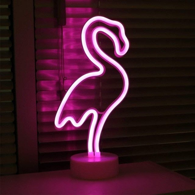 LED Neon Flamingo Sign