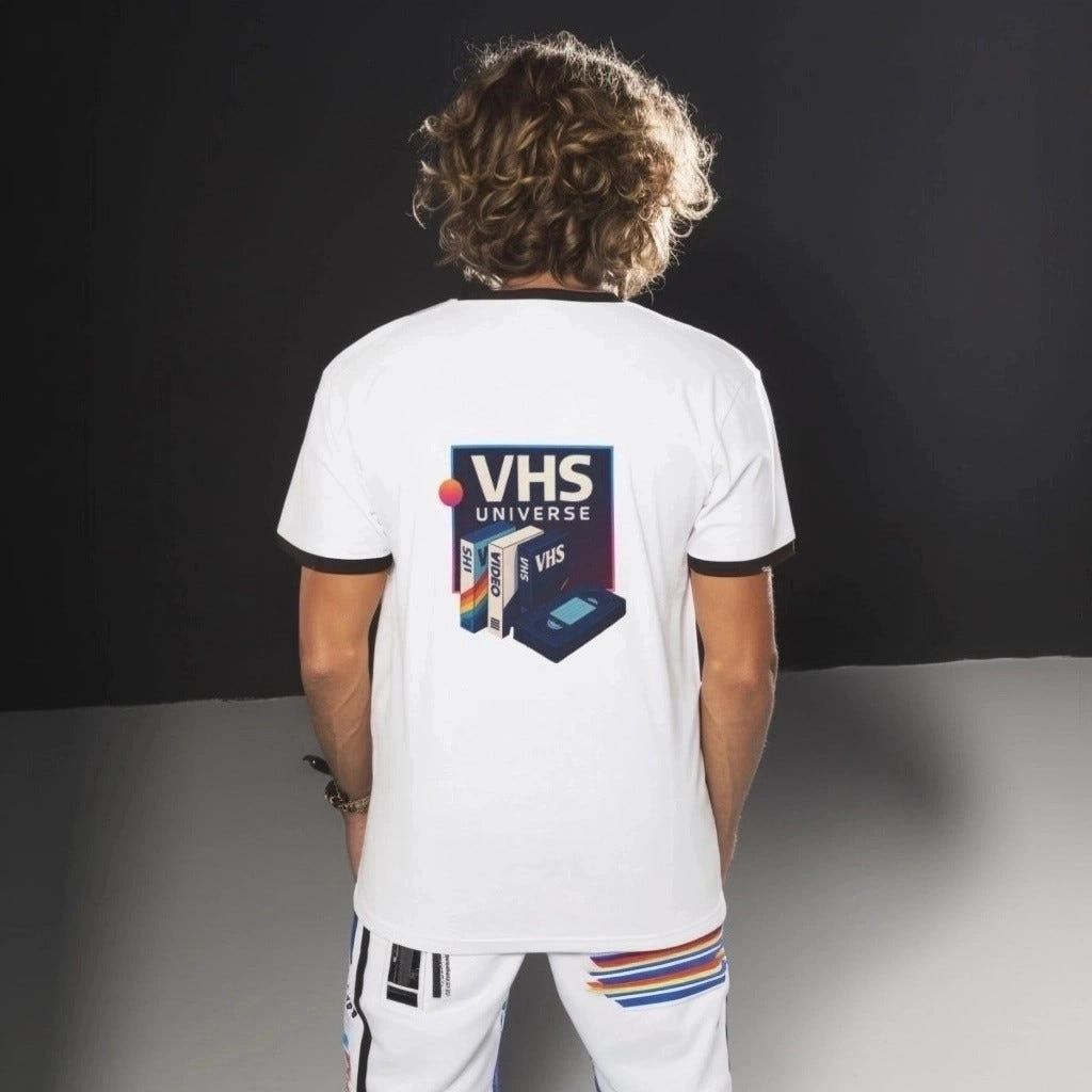 VHS Universe Ringer T-Shirt