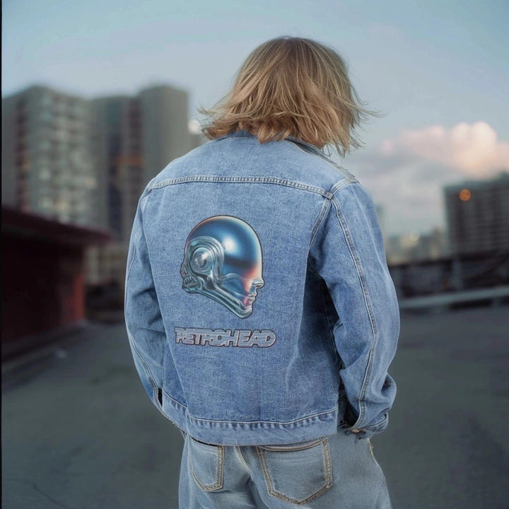 RetroHead Denim Jacket