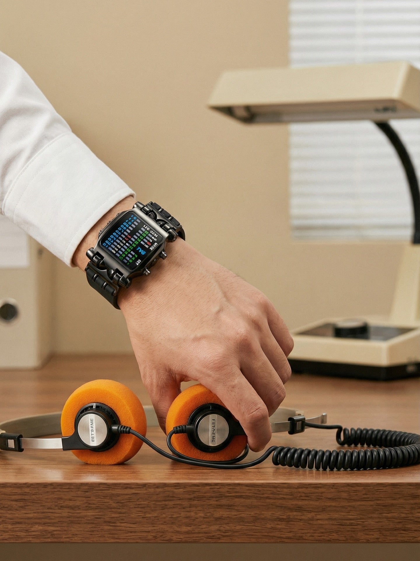 1986 Futuristic Waterproof Watch | 80s Retro Watch – Newretro.Net