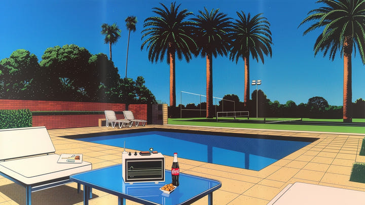 Poolside Vibes 1983