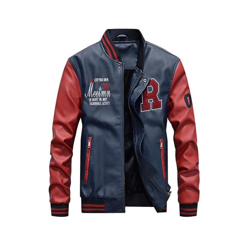 Synthwave Leather Jacket 1986