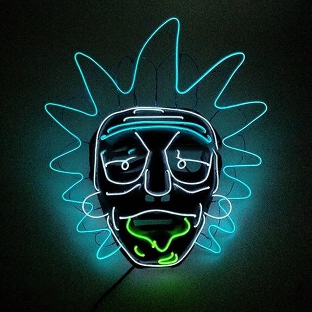 LED Party Mask - New Retro Streetwear Newretro.Net