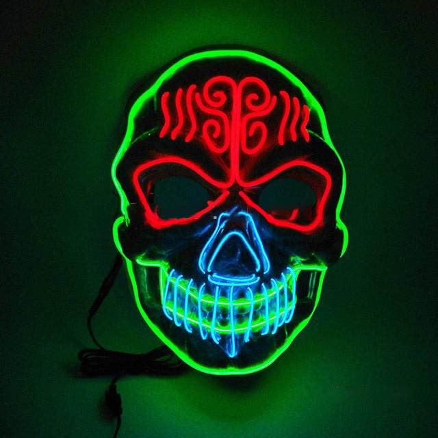 LED Party Mask - New Retro Streetwear Newretro.Net