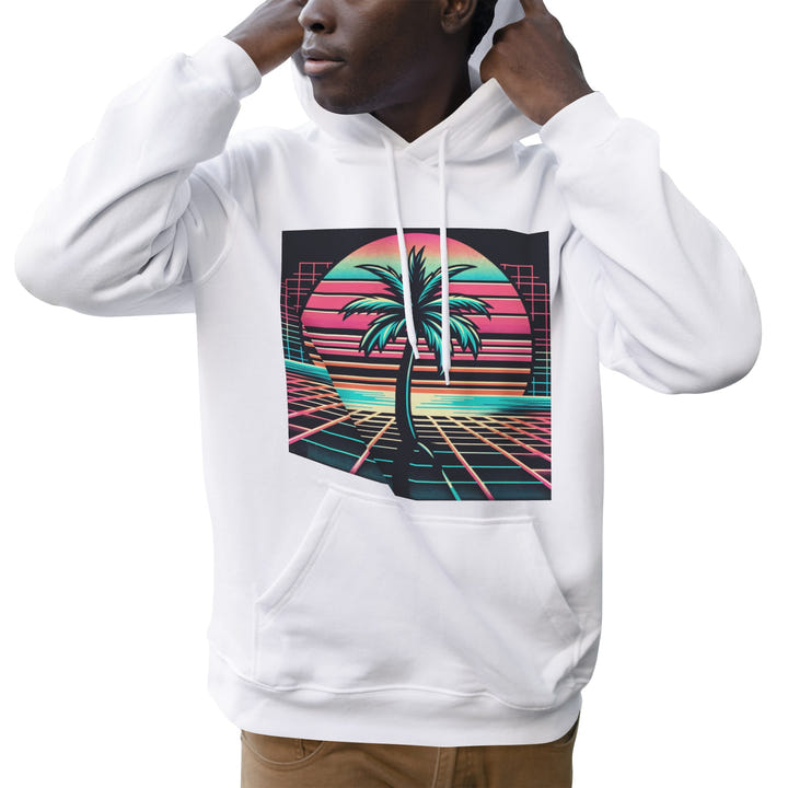 Retrowave Tree Hoodie 1983
