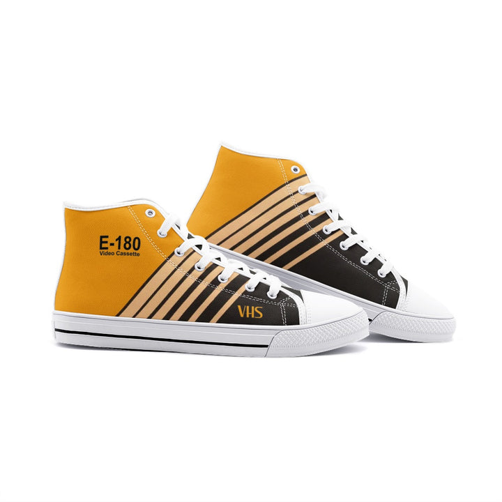 E-180 High Top Canvas Shoes VHS - Newretro.Net