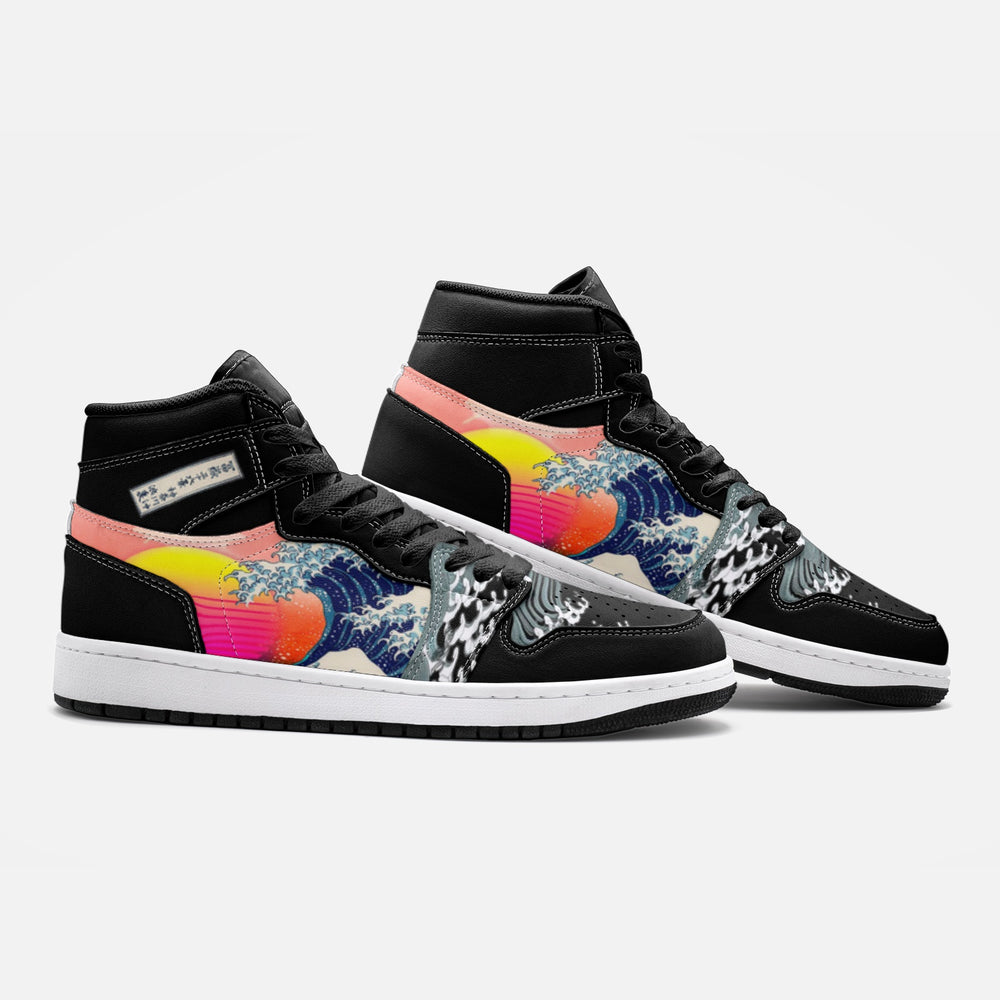 Kanagawa Retrowave Sneakers - Newretro.Net