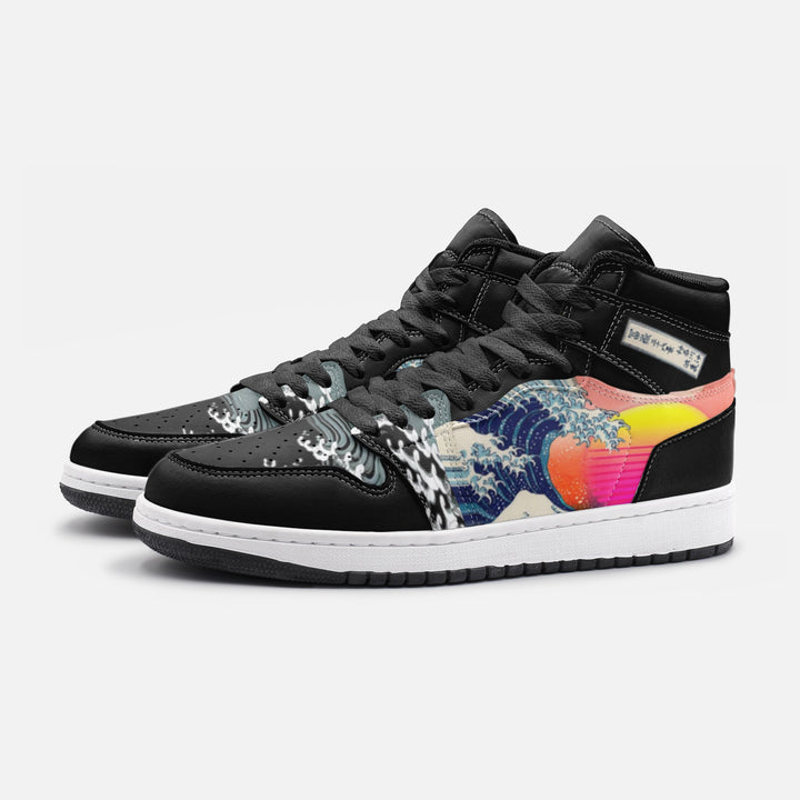 Kanagawa Retrowave Sneakers - Newretro.Net