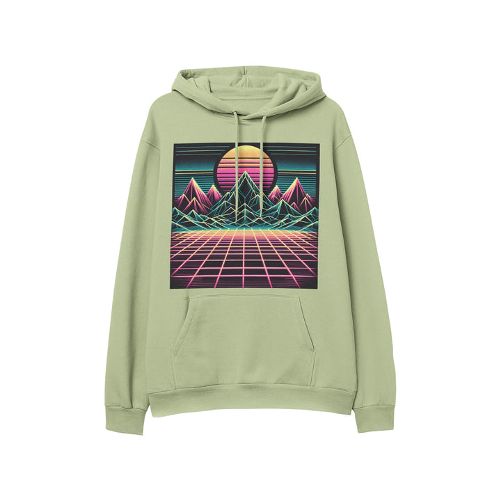 Retro Sunset Hoodie 1986