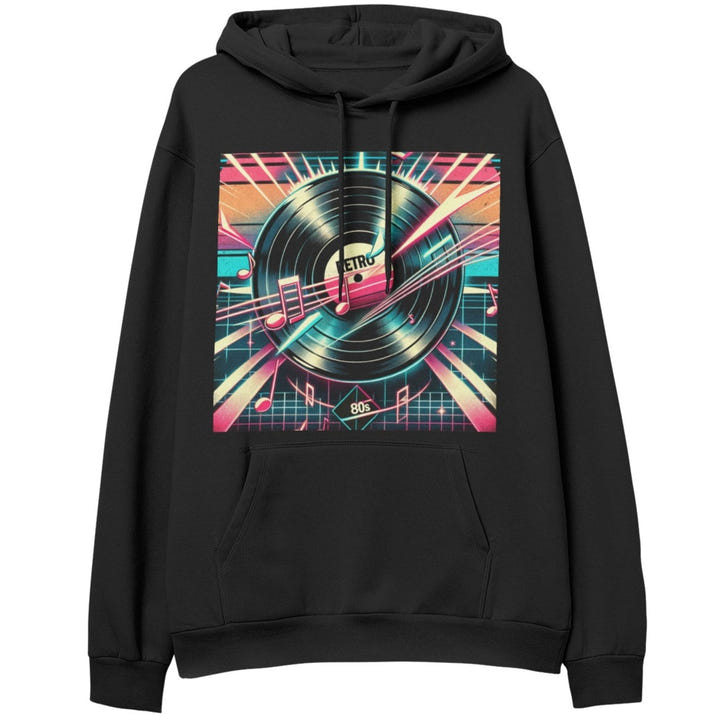 Retro Vinyl Hoodie 1982