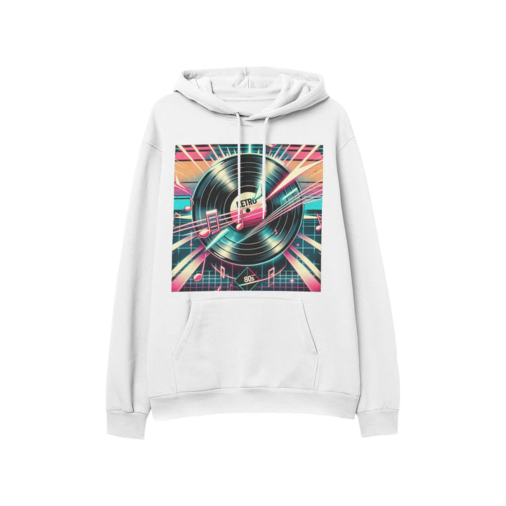 Retro Vinyl Hoodie 1982