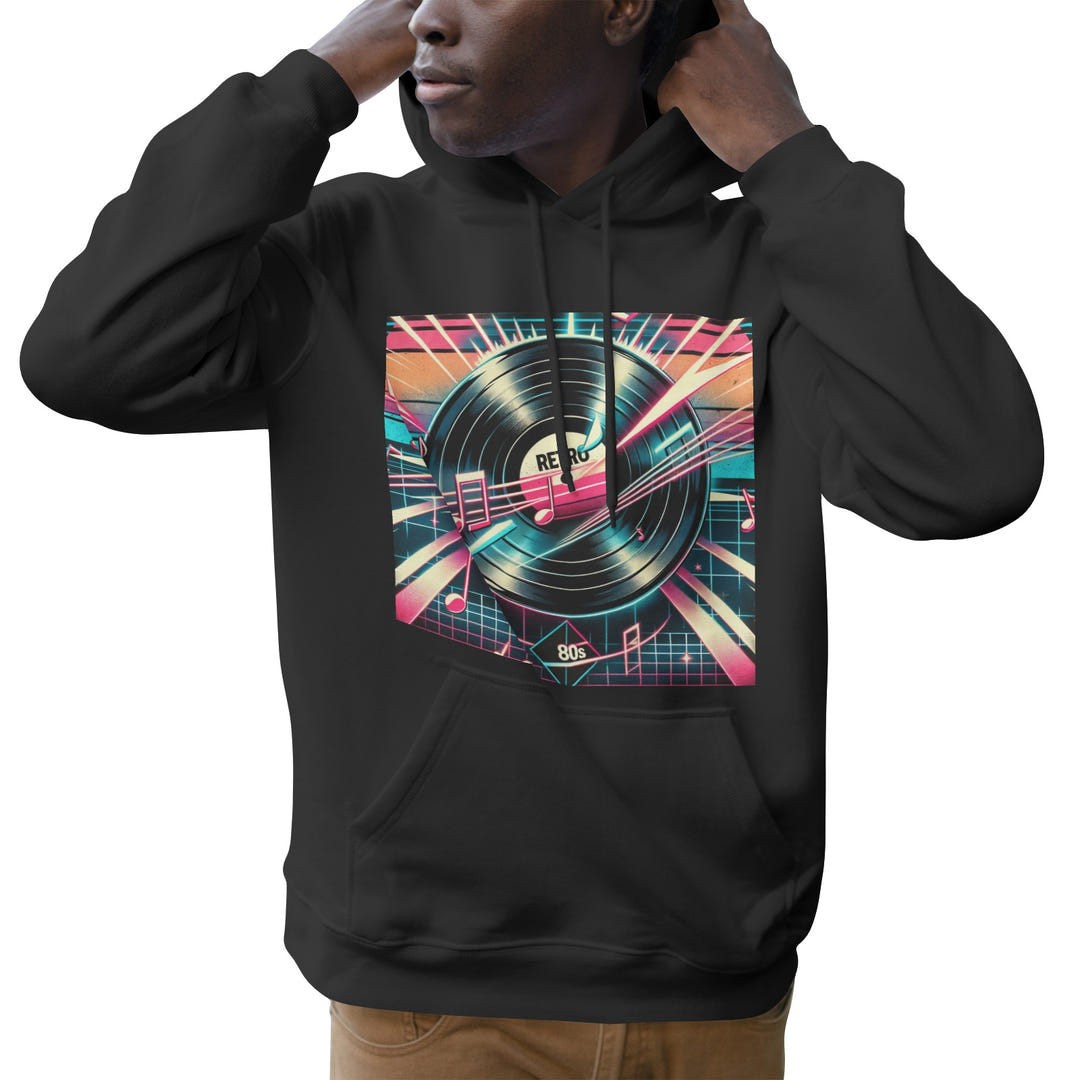 Retro Vinyl Hoodie 1982