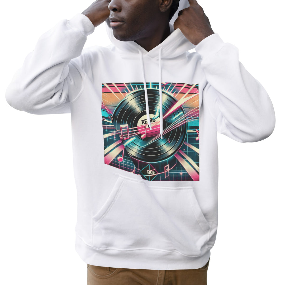 Retro Vinyl Hoodie 1982