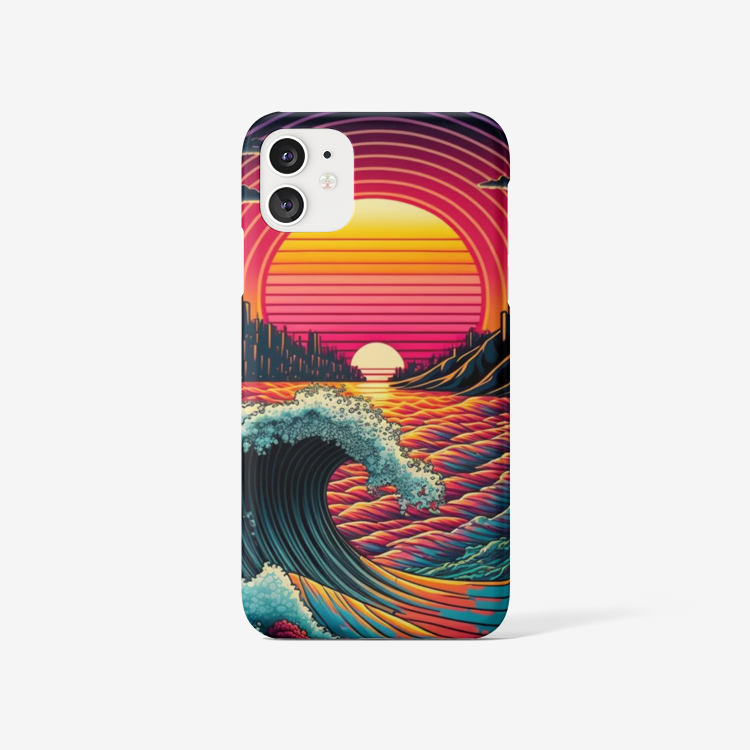 Kanagawa Retrowave Phone Case - Newretro.Net