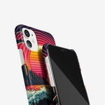 Kanagawa Retrowave Phone Case - Newretro.Net