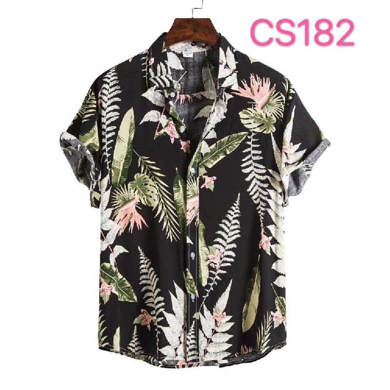 1982 Flamingo Floral Shirt - Newretro.Net