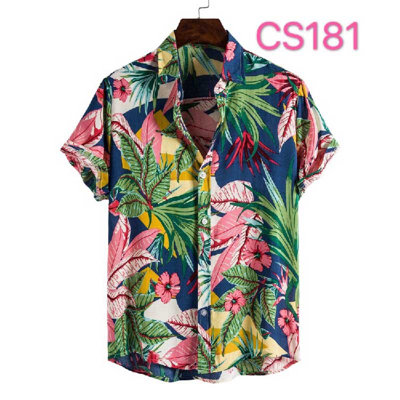 1982 Flamingo Floral Shirt - Newretro.Net