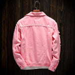 Pink Denim jacket 1986 - Newretro.Net