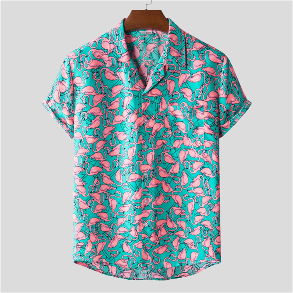 Miami Flamingo Shirt - Newretro.Net