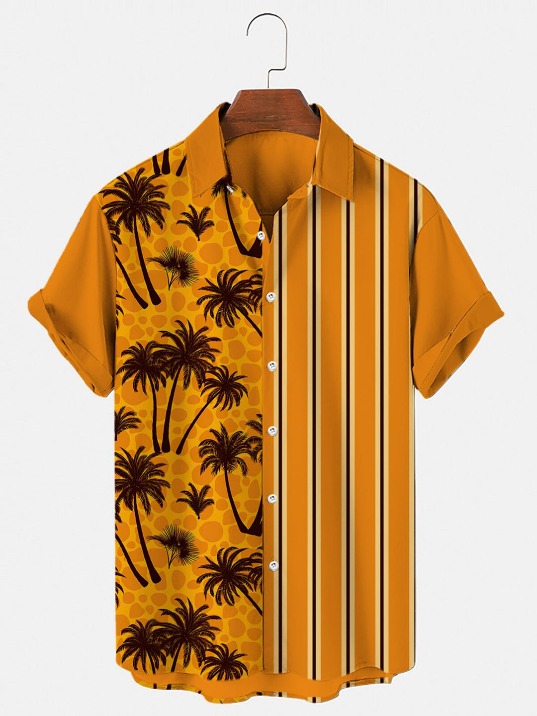 Retrowave Shirt 1985, 80s retrowave palm print shirt, view 11