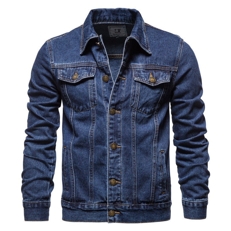 Retro Cotton Denim Jacket 1981 - Newretro.Net