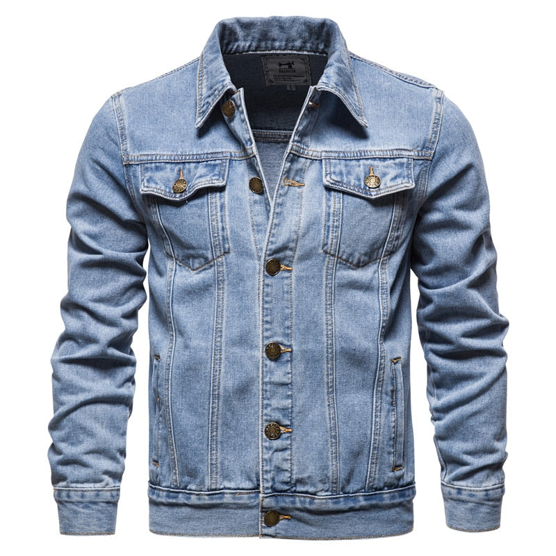 Retro Cotton Denim Jacket 1981 - Newretro.Net