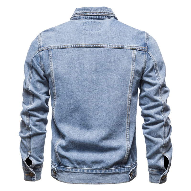 Retro Cotton Denim Jacket 1981 - Newretro.Net