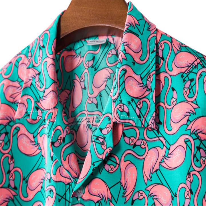 Miami Flamingo Shirt - Newretro.Net