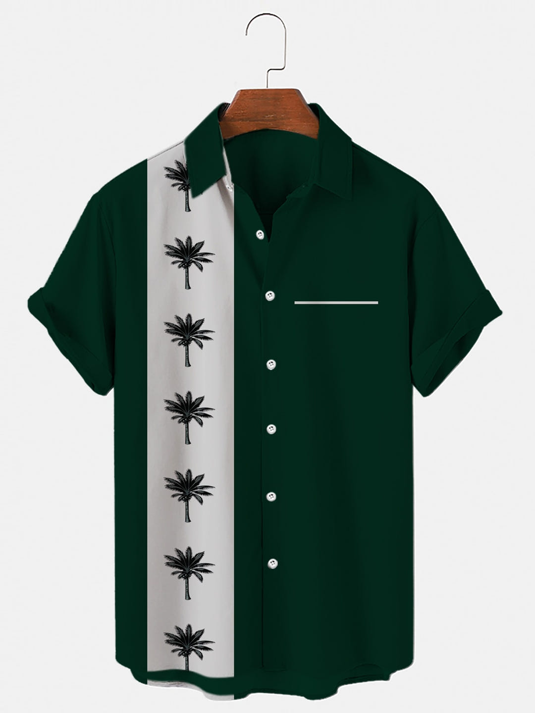 Retrowave Shirt 1985, 80s retrowave palm print shirt, view 9