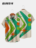 1983 Abstract Pattern Shirts - Newretro.Net