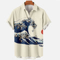 White Kanagawa Waves Shirt