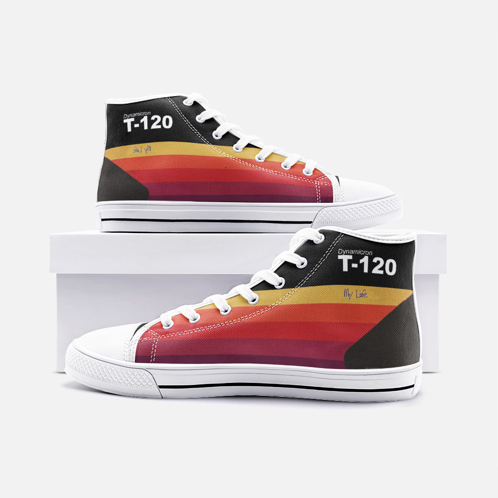 Unisex T-120 High Top Canvas Shoes - Newretro.Net